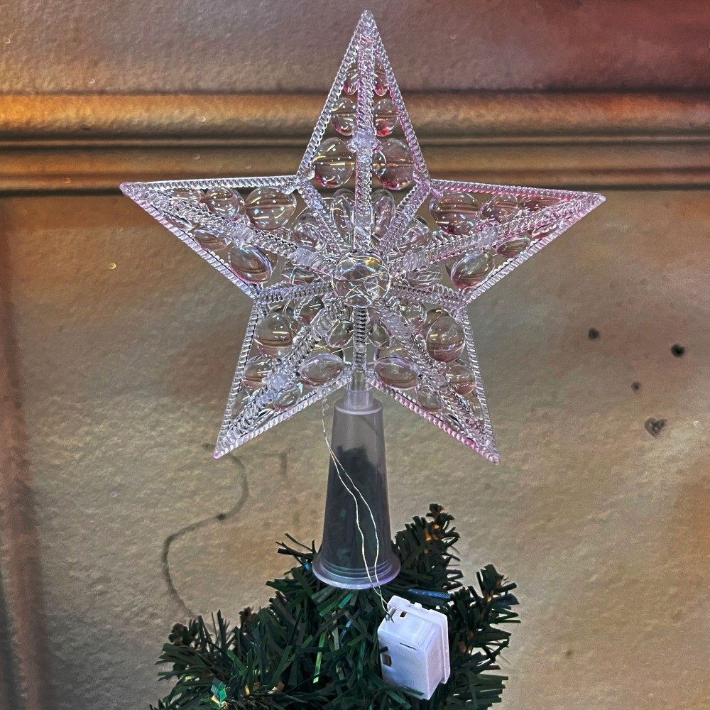 Star Tree Topper - Nova estrela iluminada árvore de natal