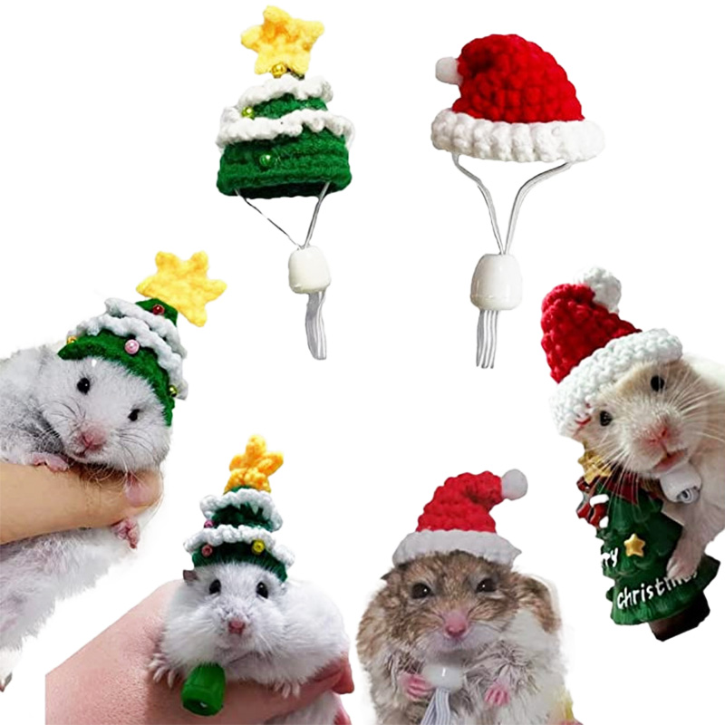 Santa Hat Plush - Mão Tecido Decoração De Chapéu De