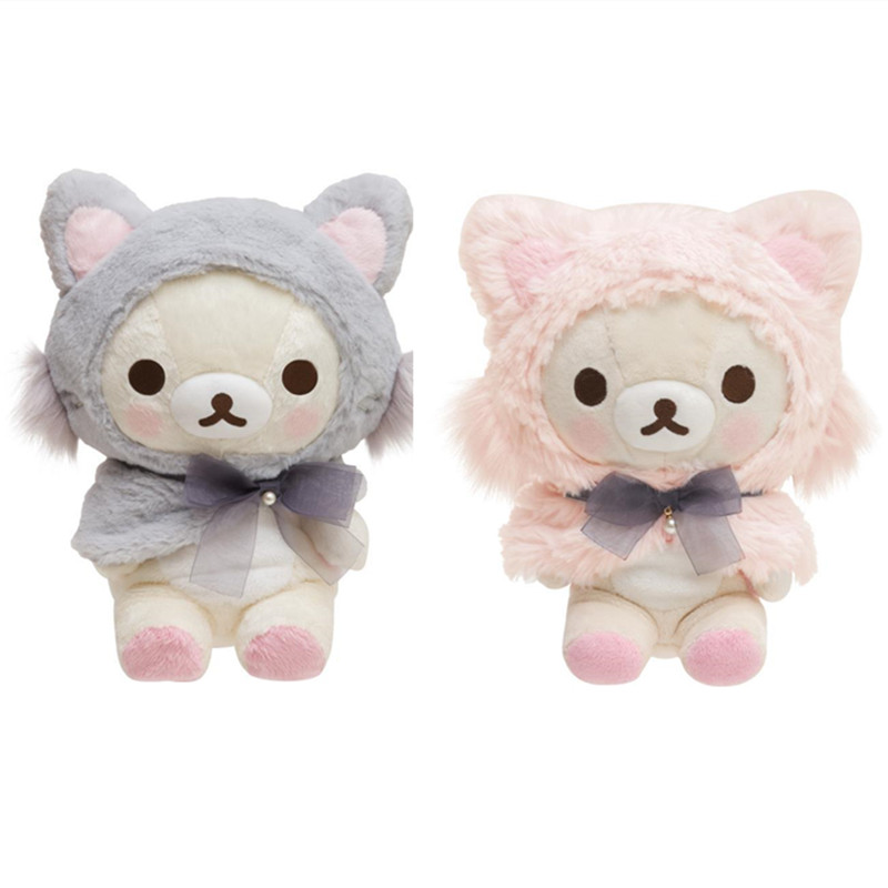 Santa Hat Plush - Rilakkuma korilakkuma urso usar gato chapéu