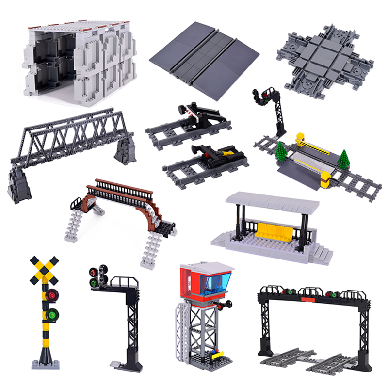 Lego Set Creator - Trens urbanos faixas flexíveis bifurcadas retas