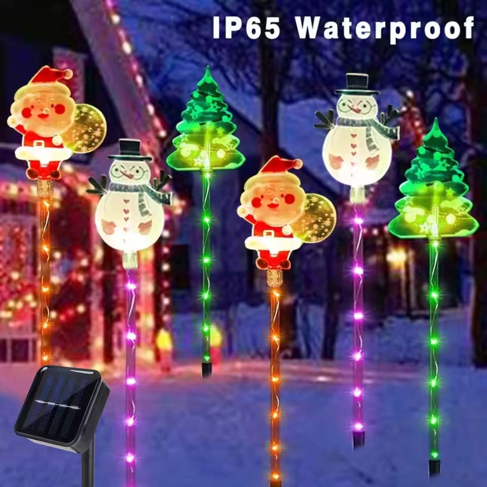 Christmas Lights Outdoor - 1 Conjunto de Luzes Solares de