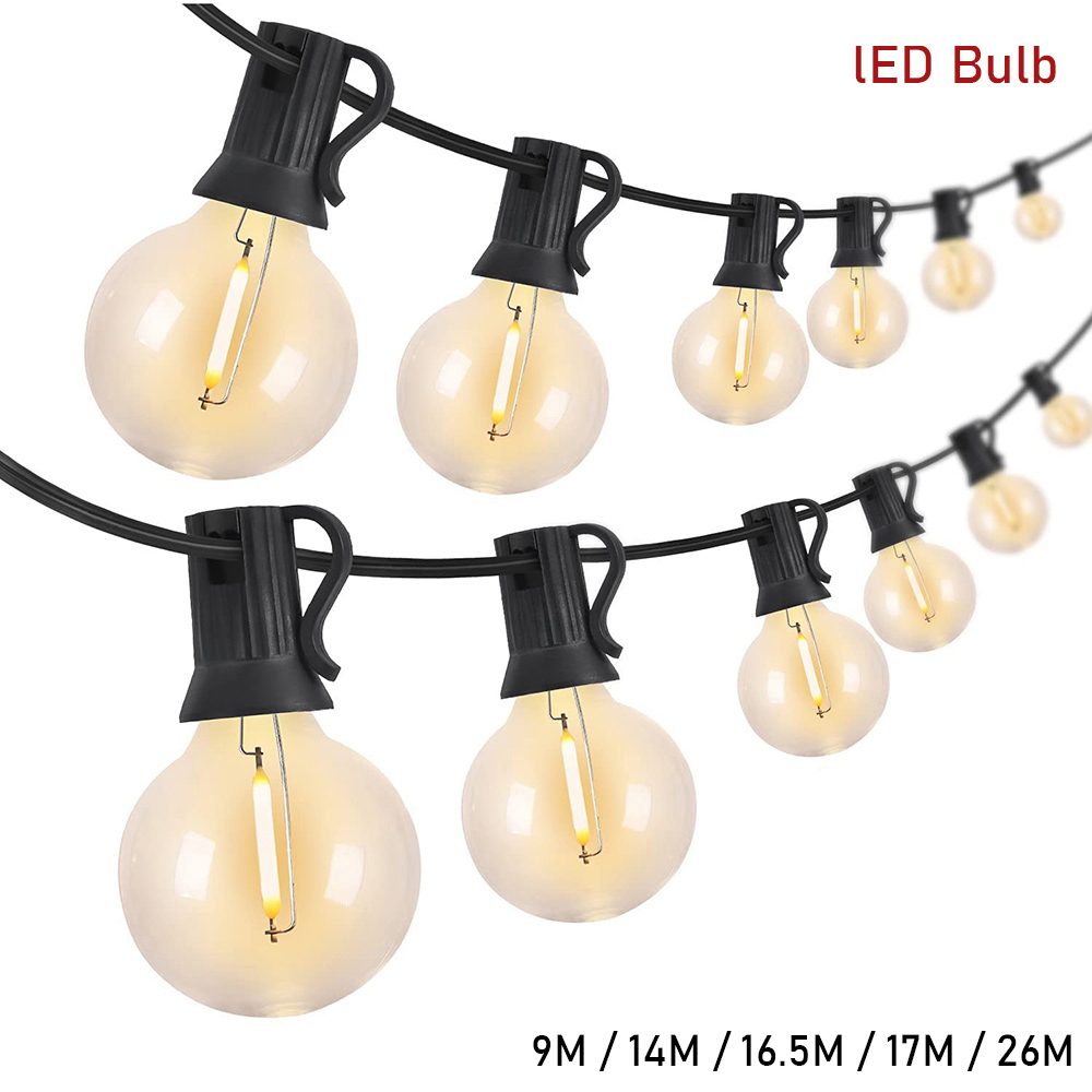Led Fairy String Lights - Luzes de corda LED G40 tipo