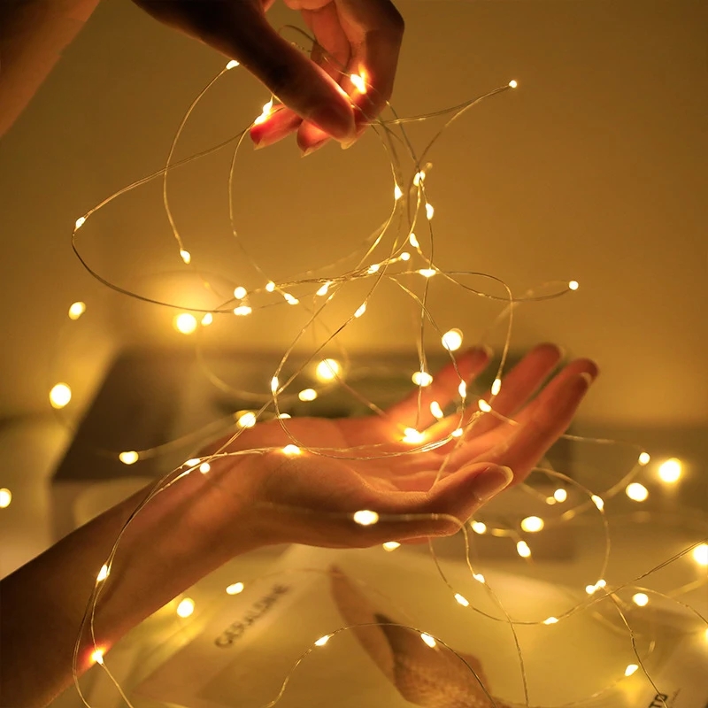 Led Fairy String Lights - Luzes de fadas led botão da