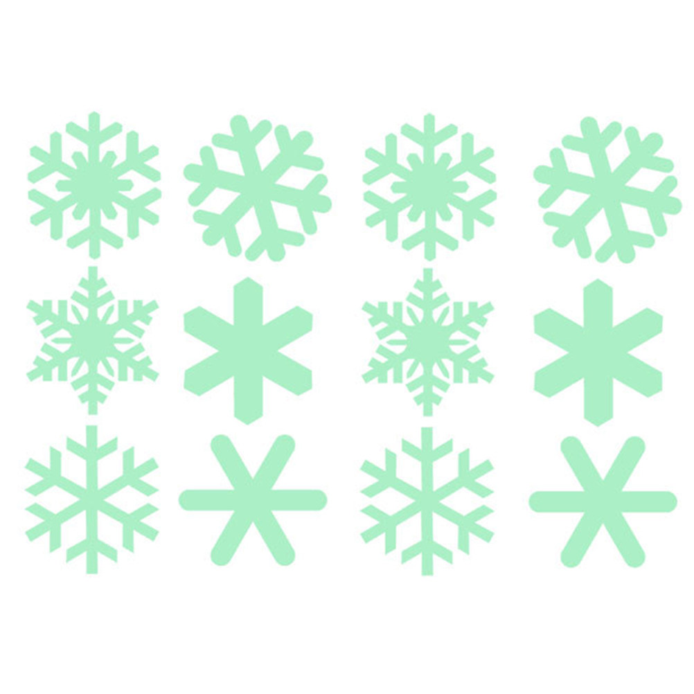 Snowflake Window Decal - 1 Conjunto de Adesivos de Parede