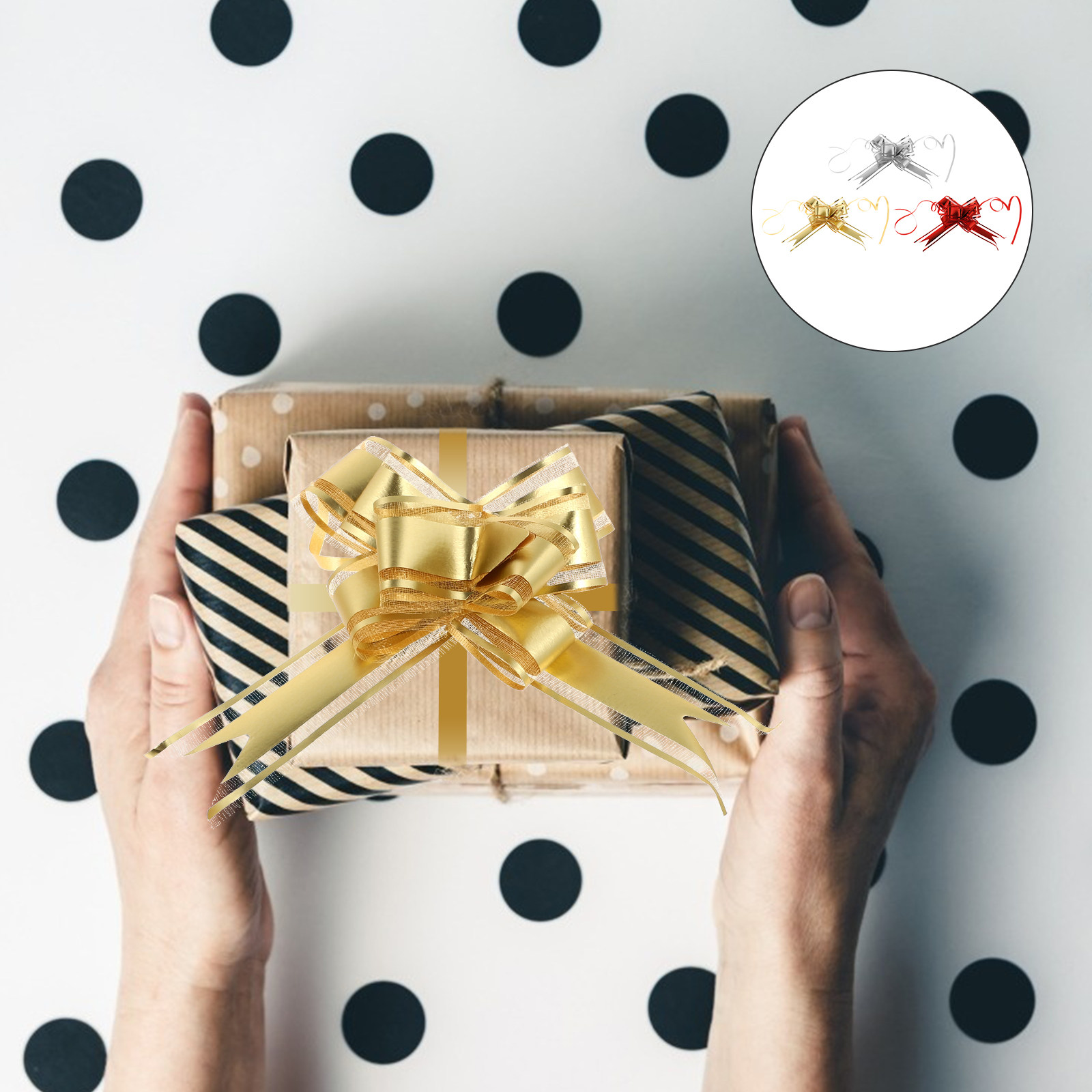 Gift Box Wrap Set - Conjunto de 30 Laços Decorativos para