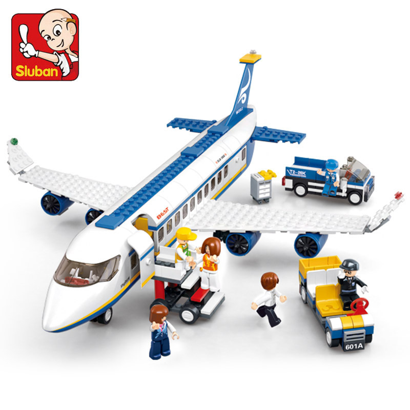 Lego Set Creator - Sluban cidade aviação aeroporto avião de