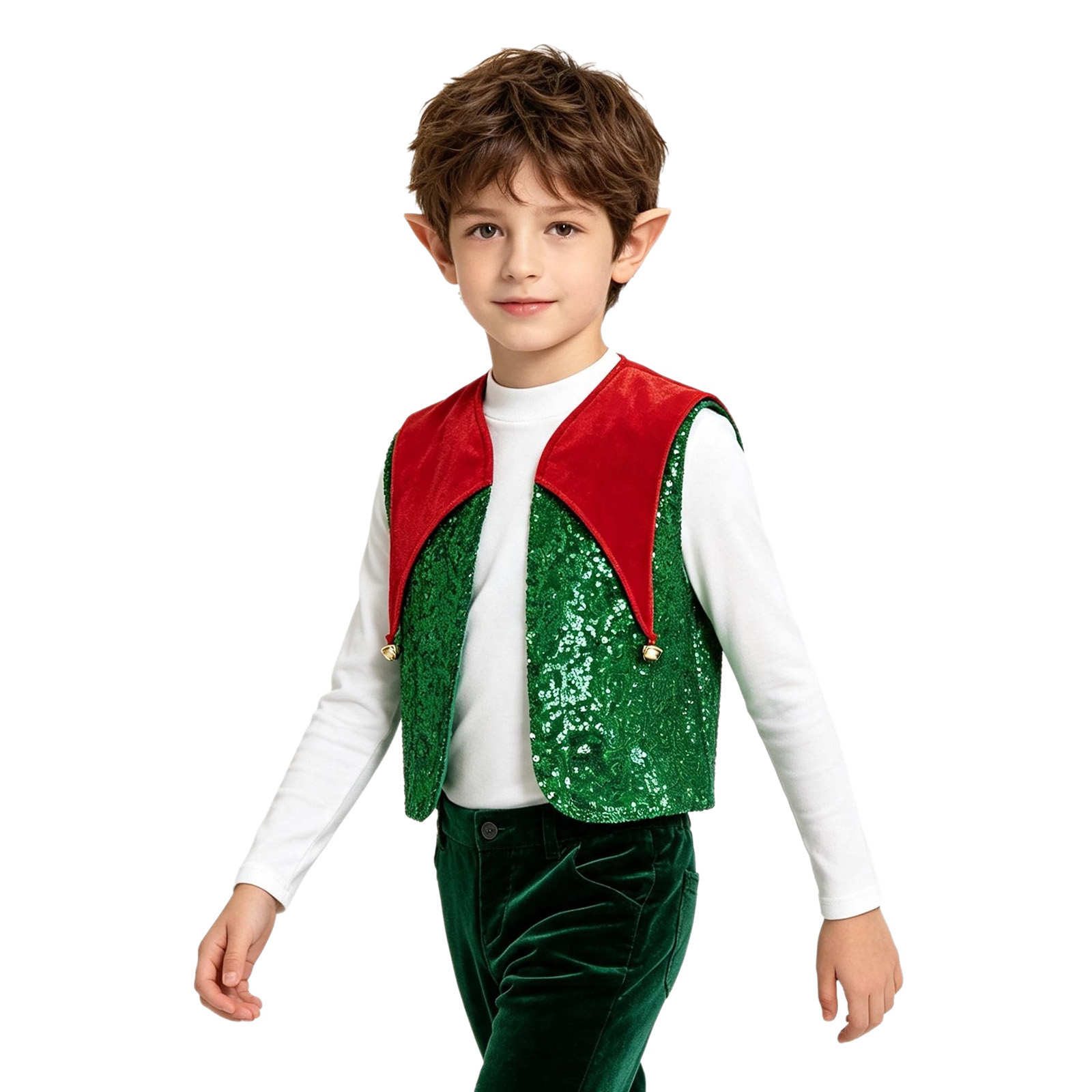 Colete de Elfo de Natal Unisse - Elf Costume Christmas avaliação e preço