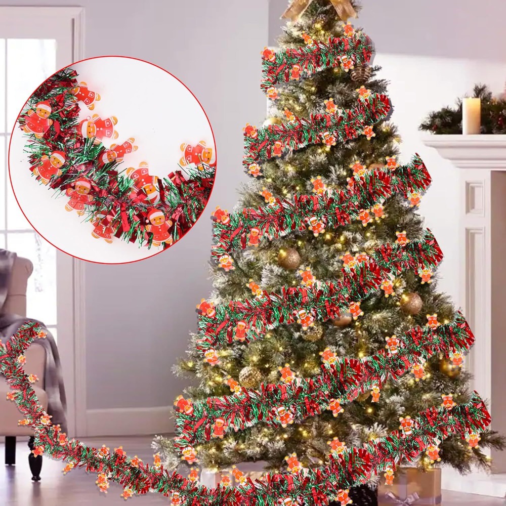 Guirlanda de Natal com Franjas - Tinsel Garland Decoration avaliação e preço