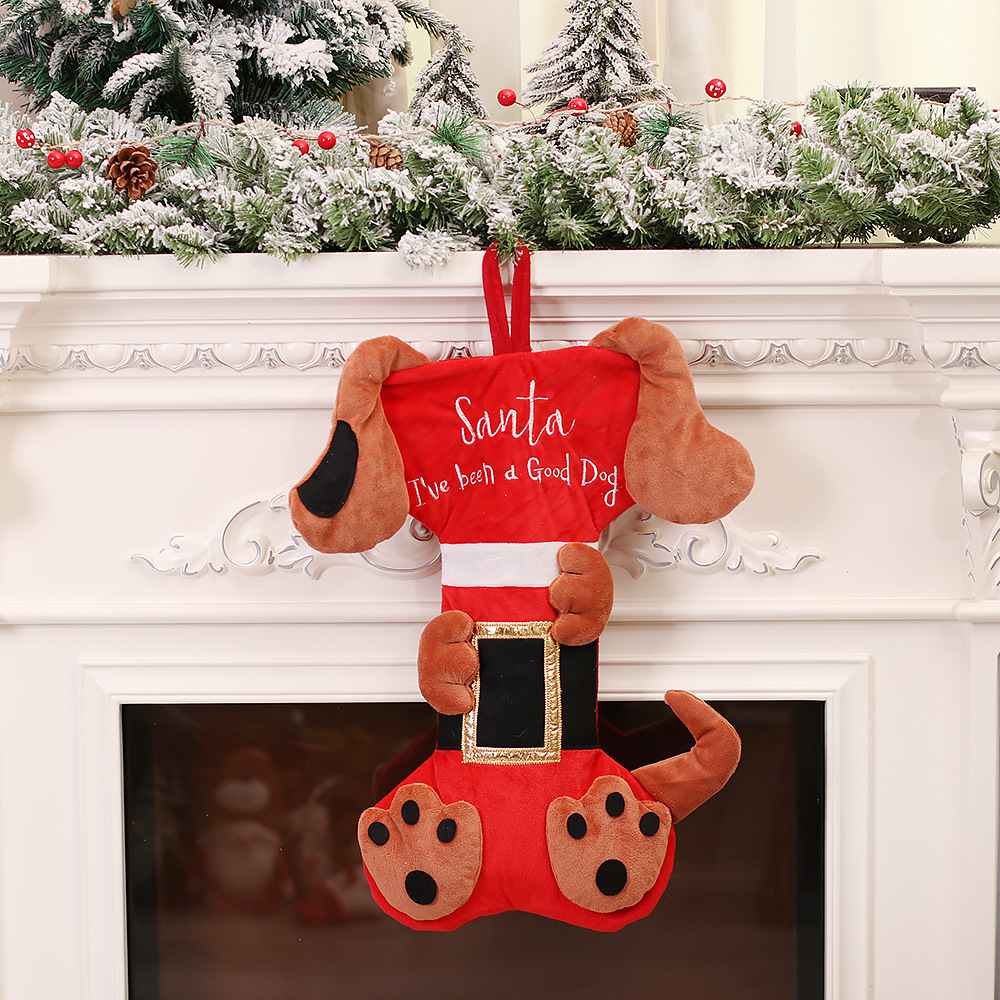 Meias de Natal 3D de Animais d - Christmas Stocking Hanging avaliação e preço