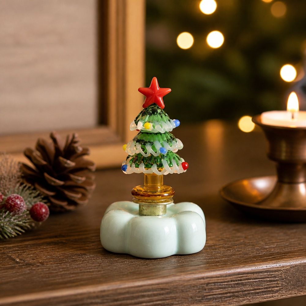 Figurinha de Estrela de Vidro  - Star Tree Topper avaliação e preço