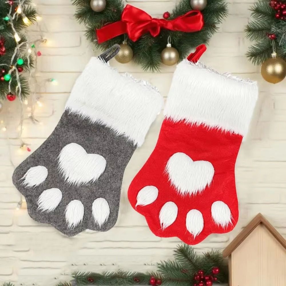 1/3/5/10PCS Bonita Meia de Nat - Christmas Stocking Hanging avaliação e preço