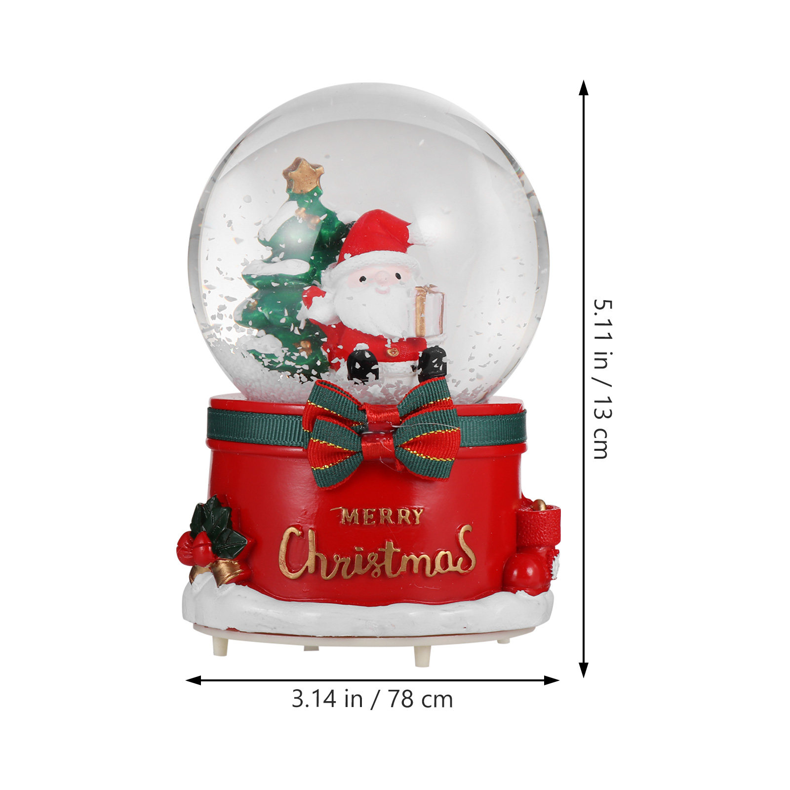 Caixa de Música Globo de Natal - Snow Globe Musical avaliação e preço