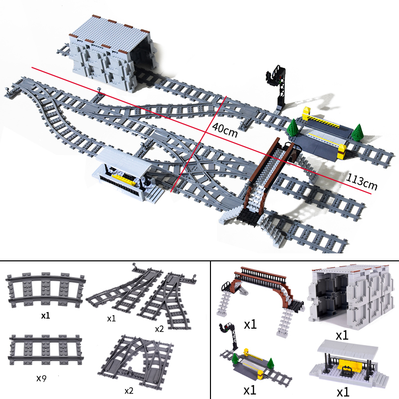 Trens urbanos faixas flexíveis - Lego Set Creator avaliação e preço