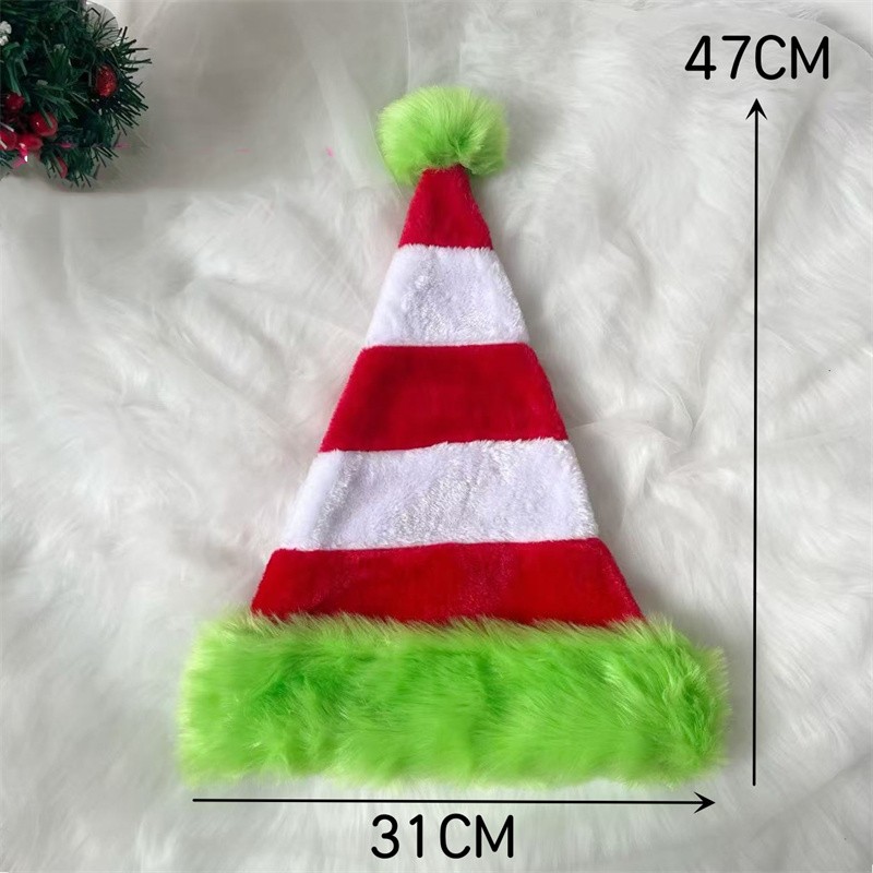Chapéu de Papai Noel de Pelúci - Santa Hat Plush avaliação e preço