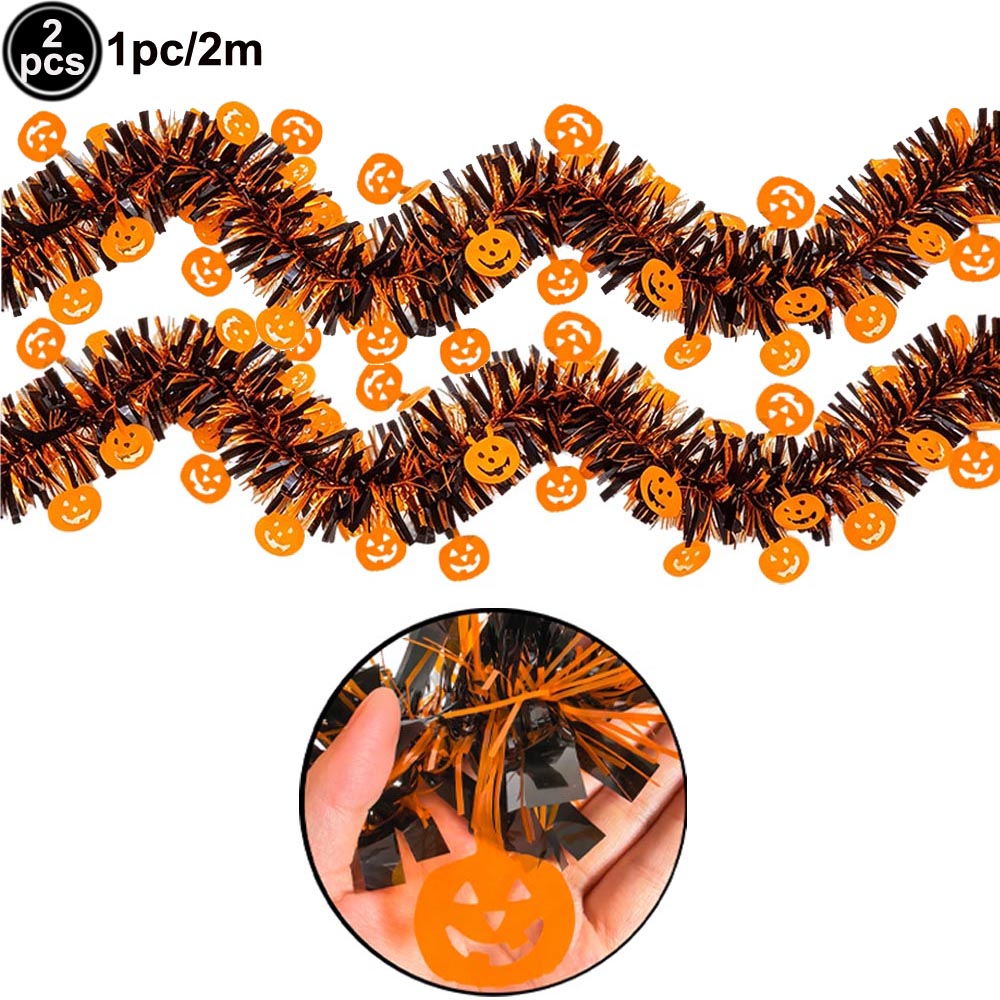 Cortina de Franjas Metalizadas - Tinsel Garland Decoration avaliação e preço