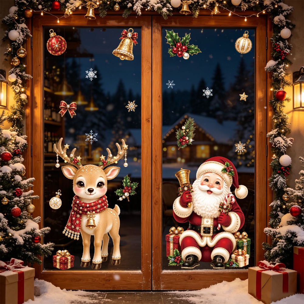 Adesivos de Natal 2027 para Ja - Snowflake Window Decal avaliação e preço
