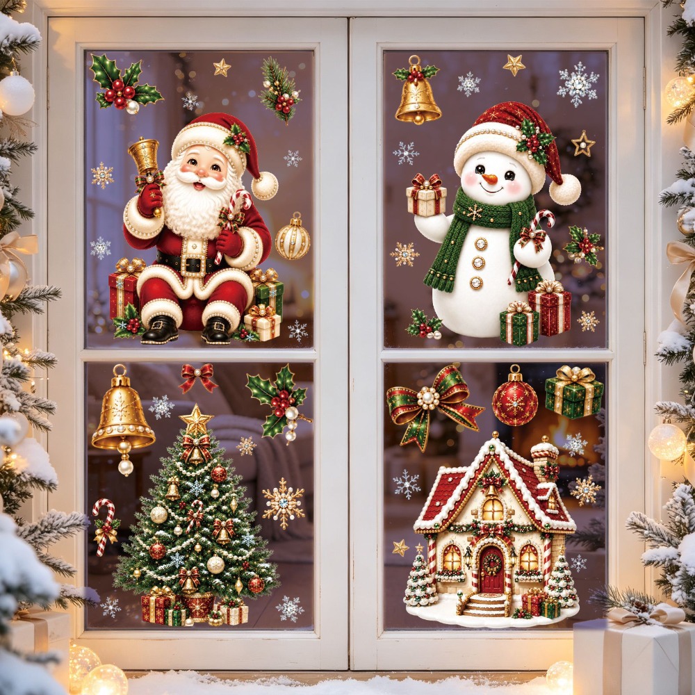 Adesivos de Natal 2027 para Ja - Snowflake Window Decal avaliação e preço