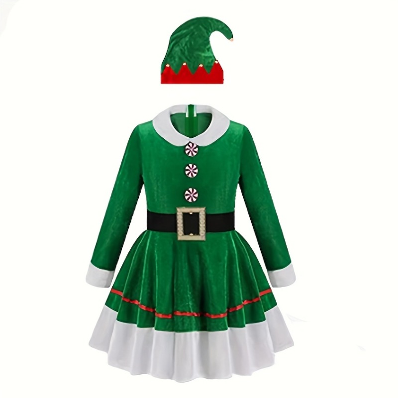 5 pçs conjunto de traje de elf - Elf Costume Christmas avaliação e preço
