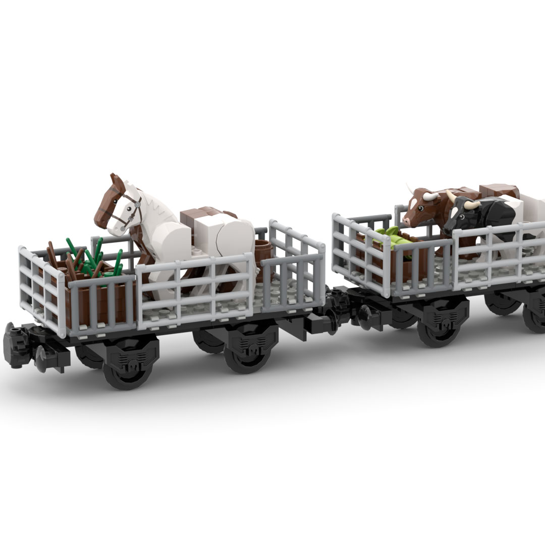 MOC Trem de Transporte de Anim - Lego Set Creator avaliação e preço