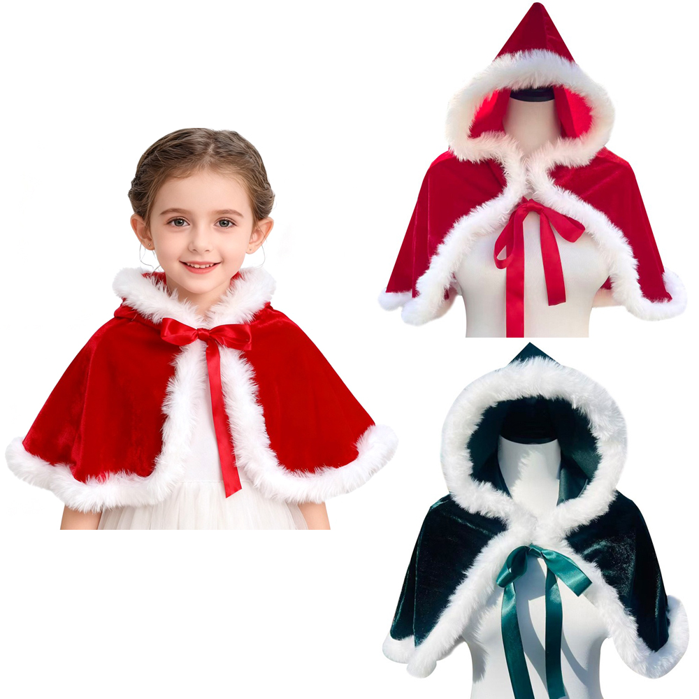Novo natal com capuz capa xale - Elf Costume Christmas avaliação e preço