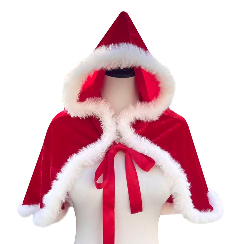 Novo natal com capuz capa xale - Elf Costume Christmas avaliação e preço