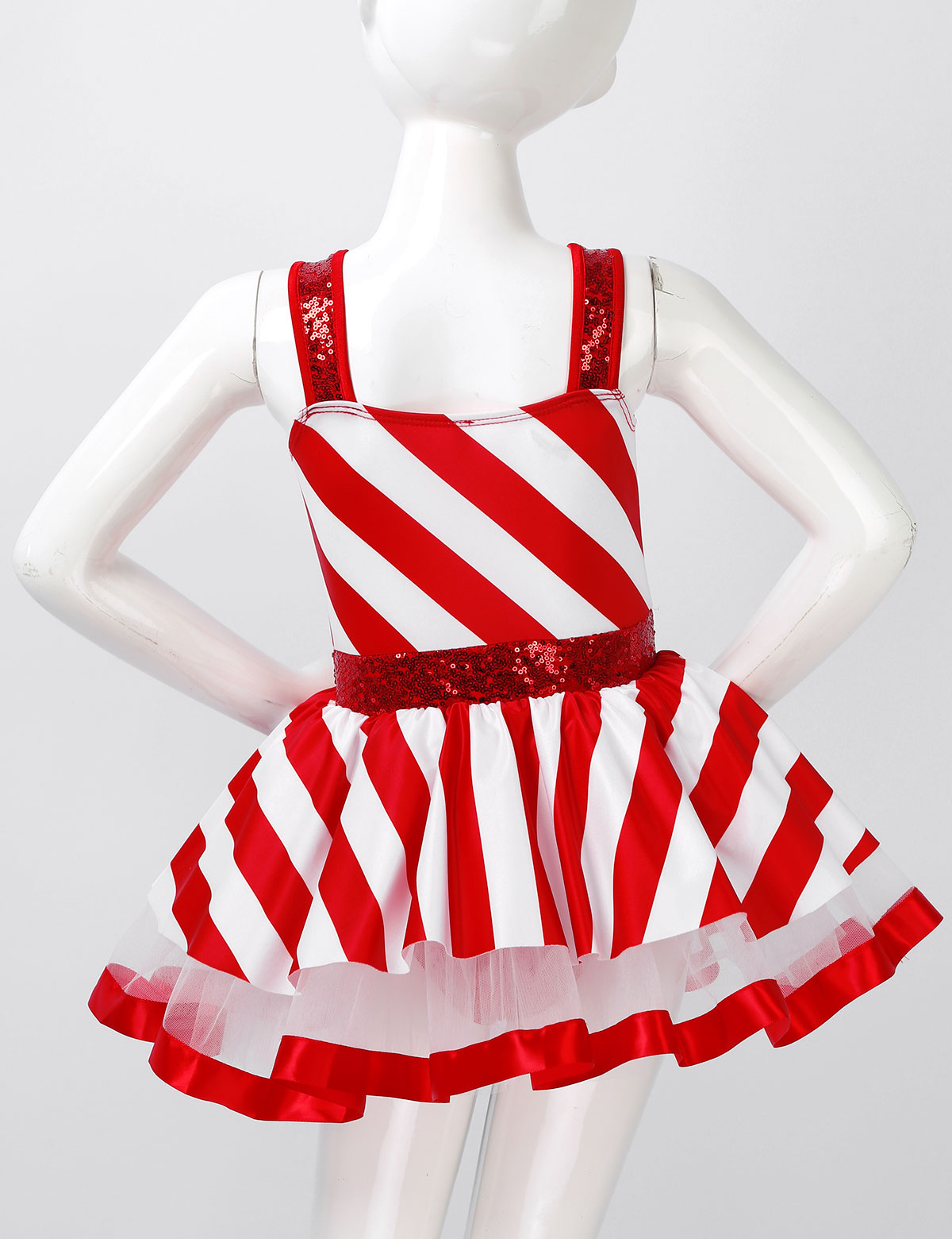 Meninas natal doce cana traje  - Elf Costume Christmas avaliação e preço
