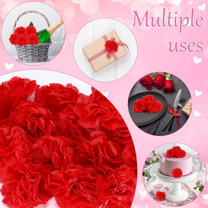 10/20 pçs rosa flor artificial - Christmas Wreath Fake avaliação e preço